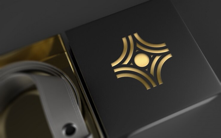 Logo Mockup on Leather Belt Package