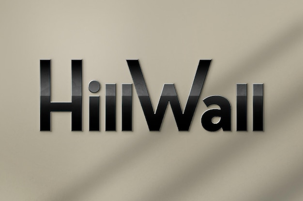 logo mockup on marble background