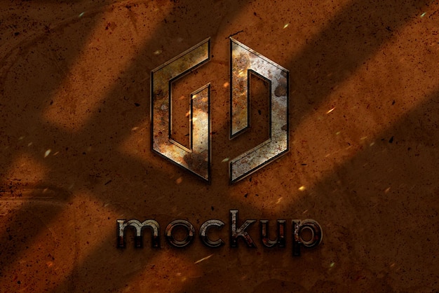 Logo Mockup ontwerpsjabloon