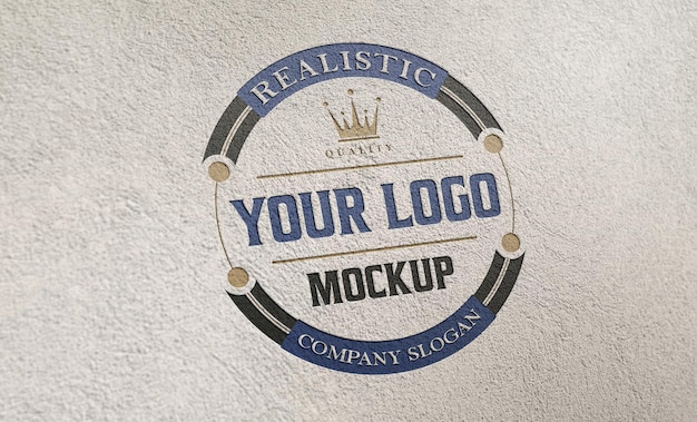 Logo mockup psd