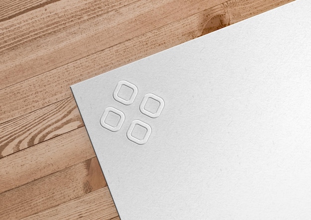 PSD logo mockup