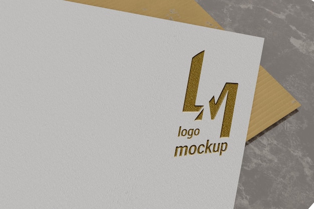 Logo Modern Business  Mockup