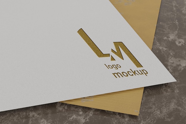 Logo moderne zakelijke mockup