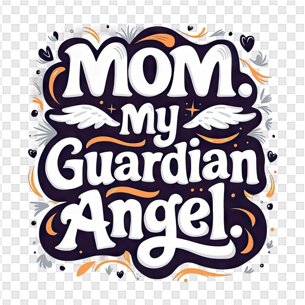 A logo for my angel with a picture of a angel on it