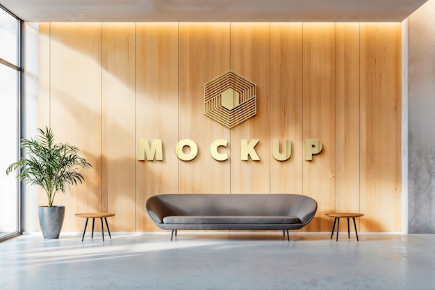 logo office mockup design