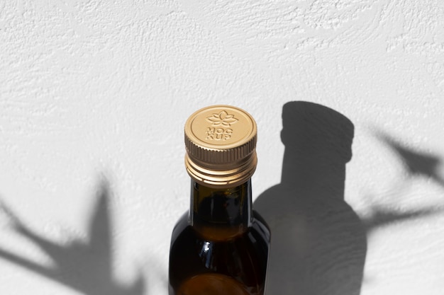 Логотип на макете крышки бутылки