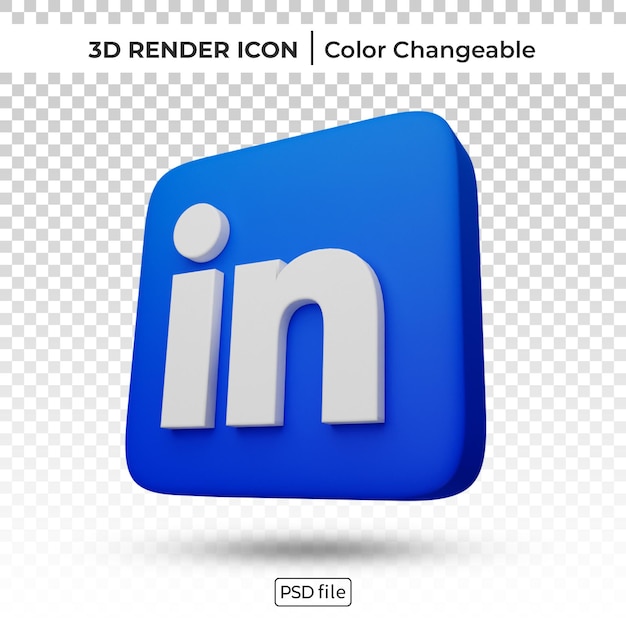 Logo Renderowania 3d Linkedin