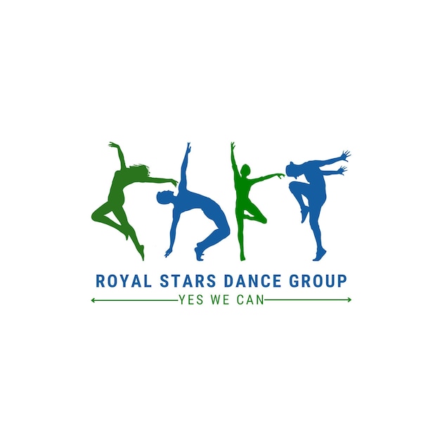 a logo for the royal stars dance group