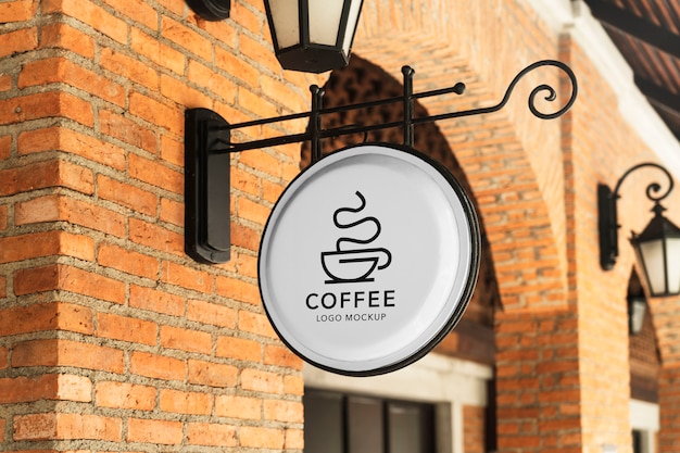 Logo sign mockup design