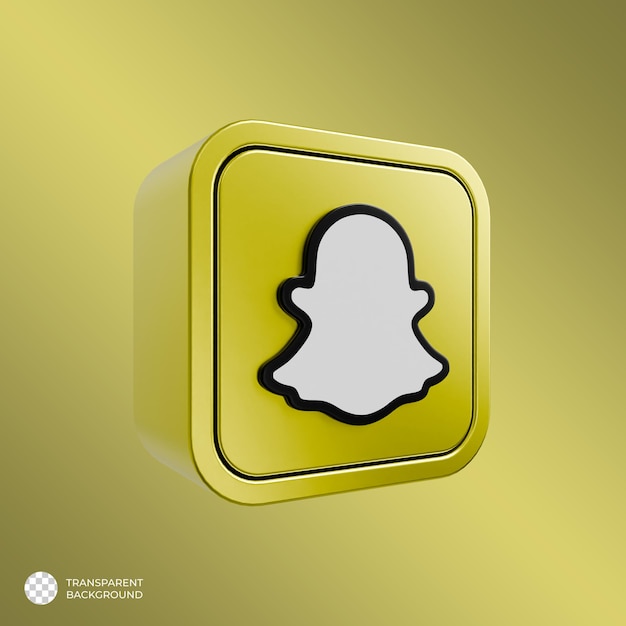 Logo Snapchata 3D