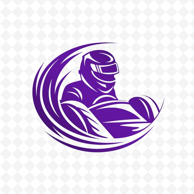 PSD a logo for a super hero with a purple background