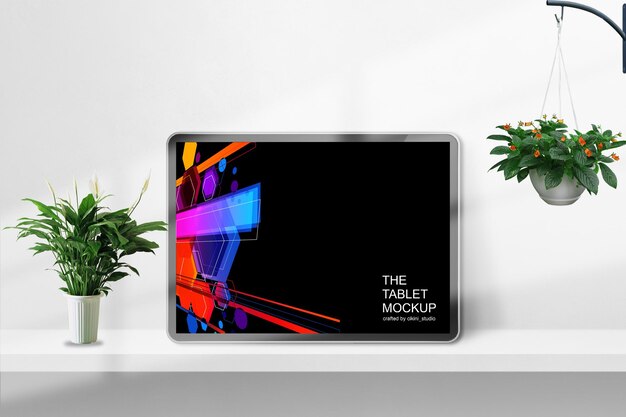 Logo tablet mockup