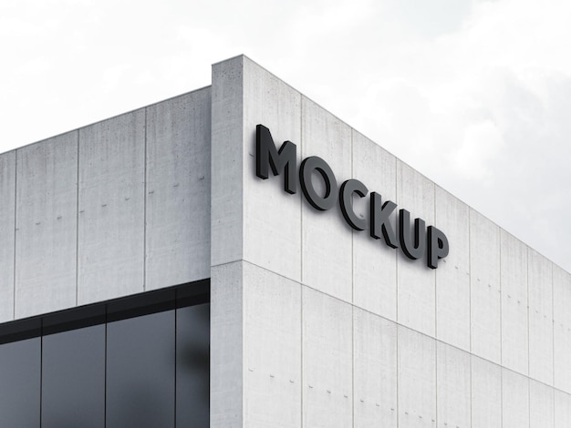 Logo teken testmodellen ontwerp