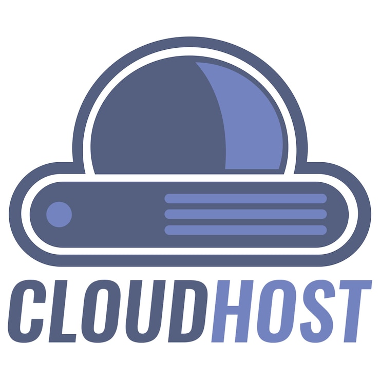 PSD logo template cloud hosting