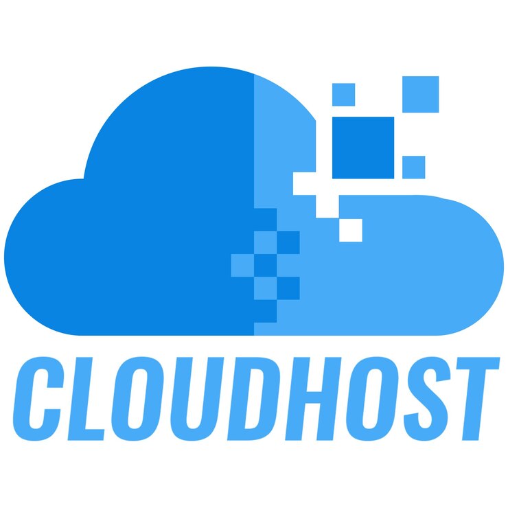 PSD logo template cloud hosting