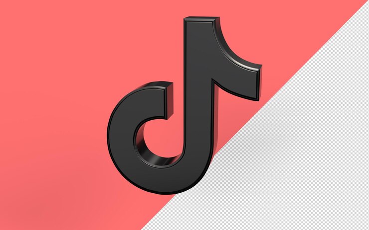 PSD logo tiktok