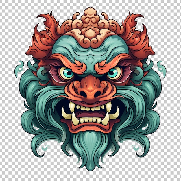 Logo van de balinese mascotte