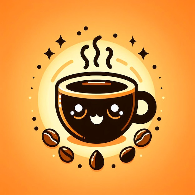 PSD logo van de koffie