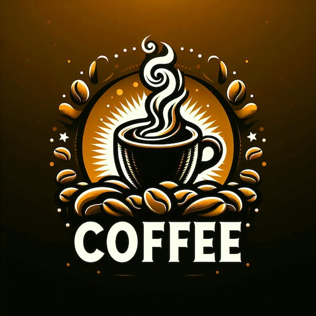 PSD logo van de koffie