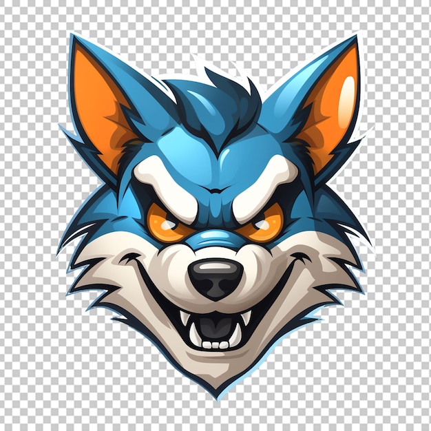 PSD logo van de mascotte van bandicoot