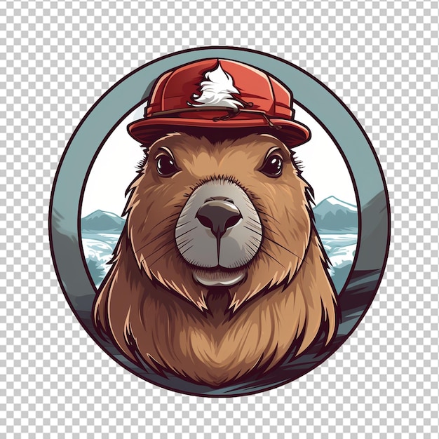 PSD logo van de mascotte