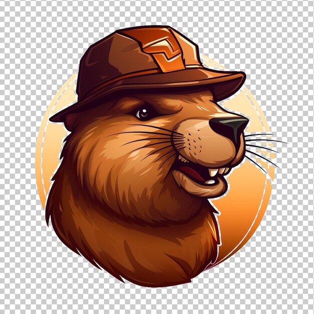 PSD logo van de mascotte