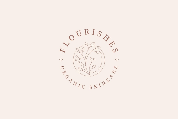 PSD logo van de stengel, de bladeren en de bessen van de natuurlijke wilde cranberry-lingonberry-plant
