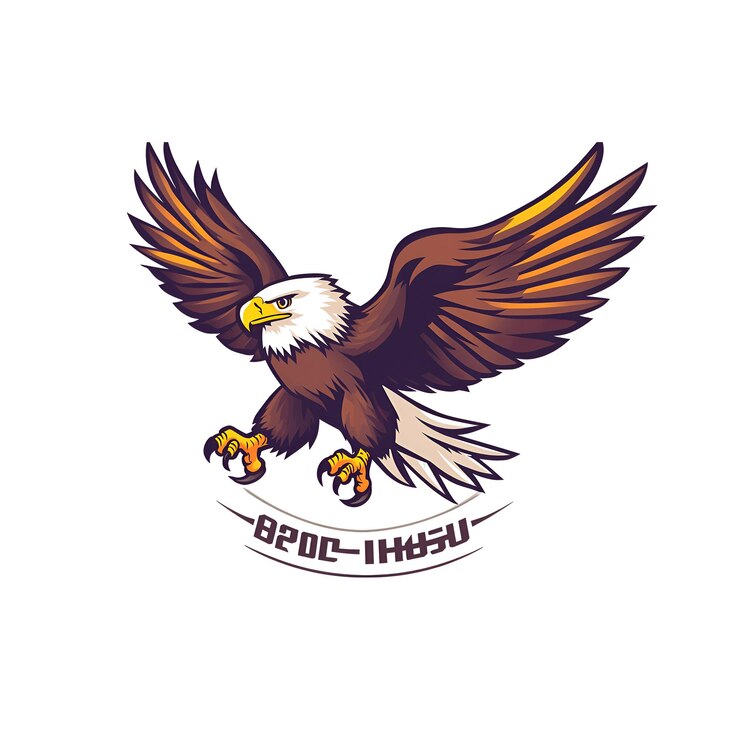 PSD logo van de stijgende adelaar