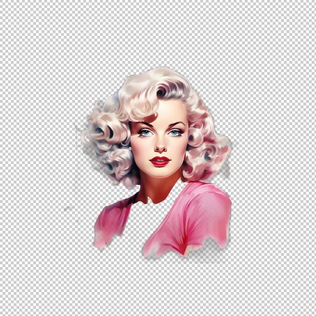 Logo Watecolor Shirley Temple Z Izolowanym Tłem