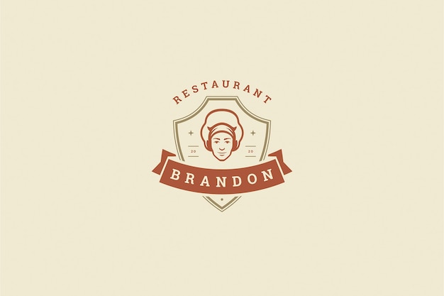 Logoontwerp voor het merk van het restaurant