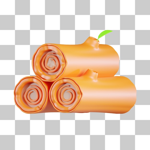 Logs 3d icon