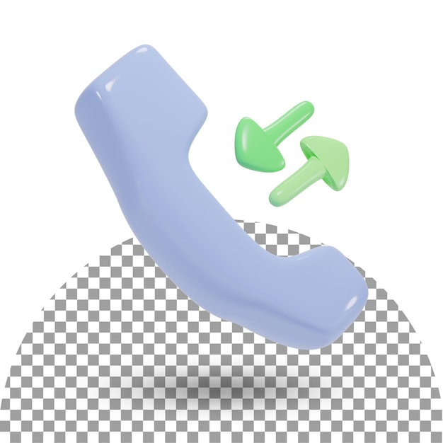 Logtelefon 3D-gengivelse