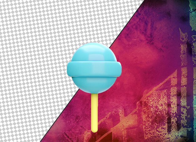 PSD lollipop vector pictogram