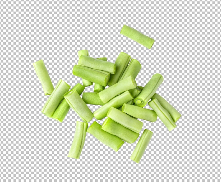 PSD 在α層上隔離的長豆或牛豆