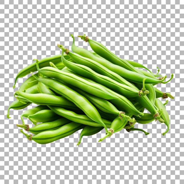 PSD long beans on transparent background