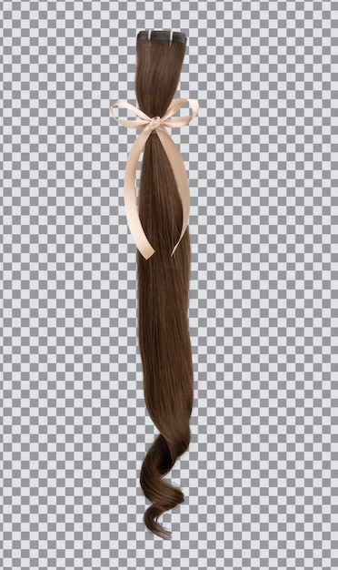long brown curly tape in hair extensions