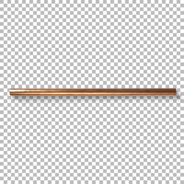 a long cylindrical metal rod possibly used for construction or industrial purposes