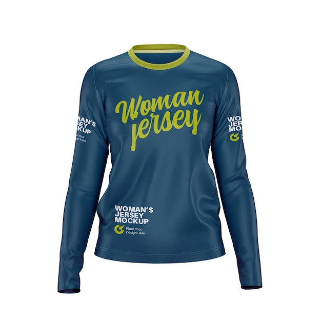 long sleeve sports jersey