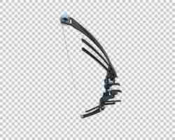 PSD longbow isolated on background 3d rendering illustration