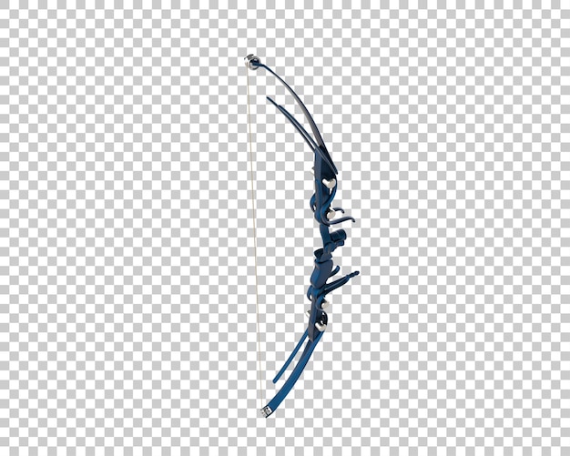 longbow isolated on background 3d rendering illustration