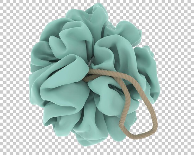 PSD loofah on transparent background 3d rendering illustration