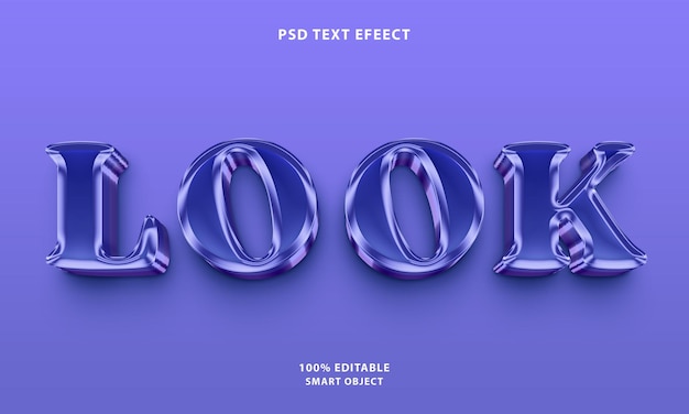 3D 편집 가능한 텍스트 효과