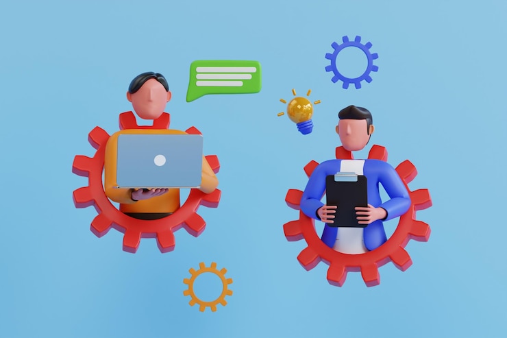 PSD looking for solution 3d illustration