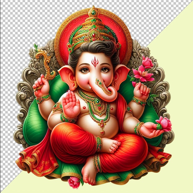 PSD lord ganpati foto's voor ganesh chaturthi