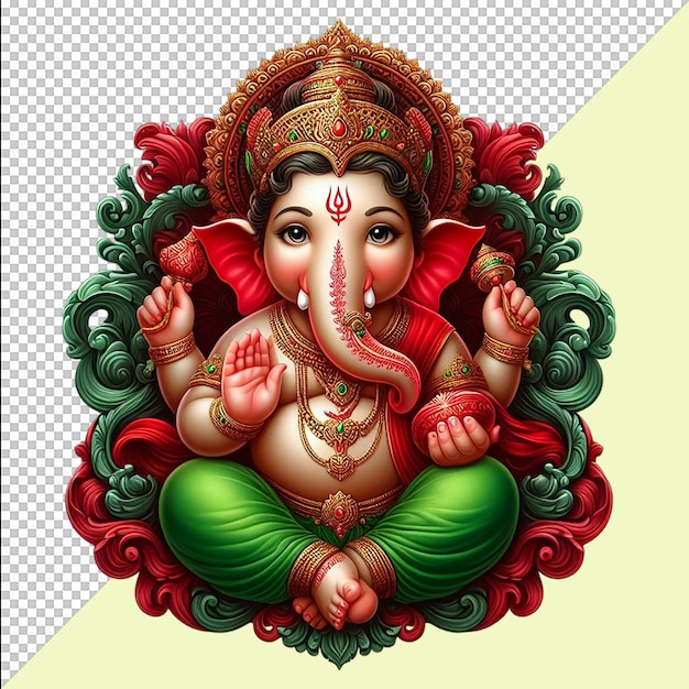 Ganesh Chaturthi를 위한 Lord Ganpati 그림