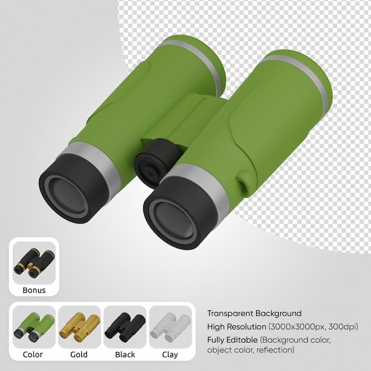 PSD lornetka 3d