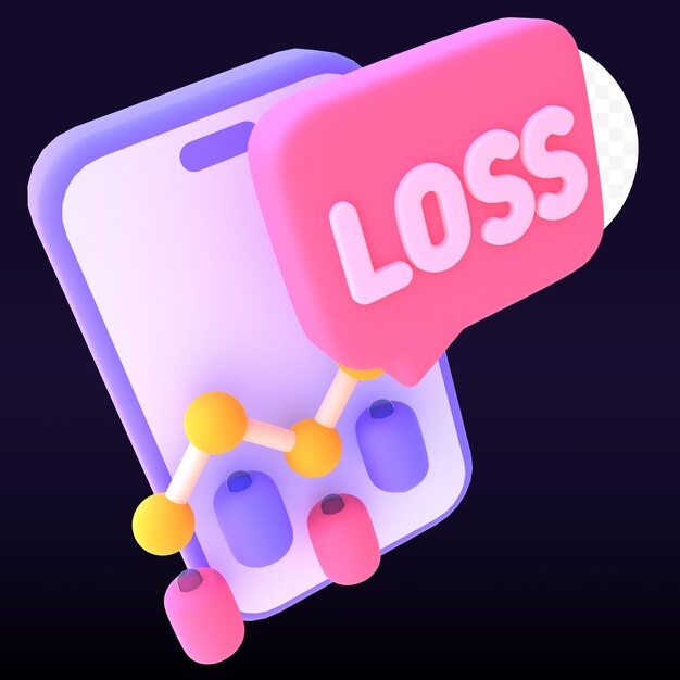 Loss 3d rendered image