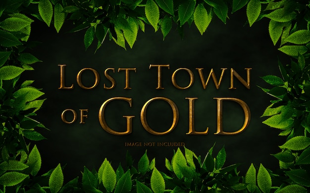 Lost town of gold-teksteffectmodel