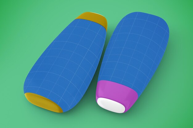 Lotion bottle mockup