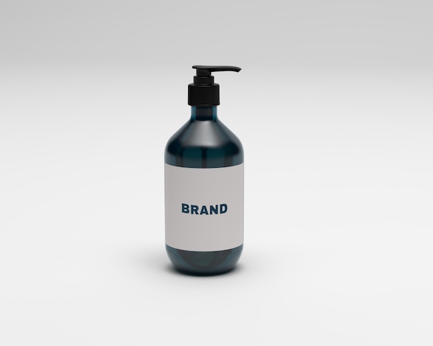 Lotion bottle mockup